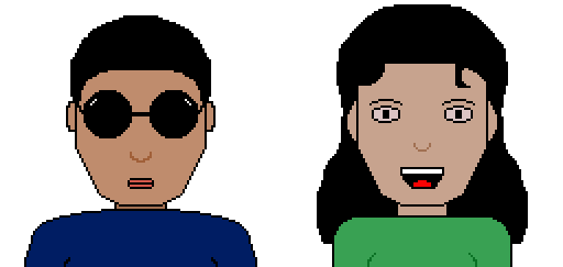 Faces Pixel Art